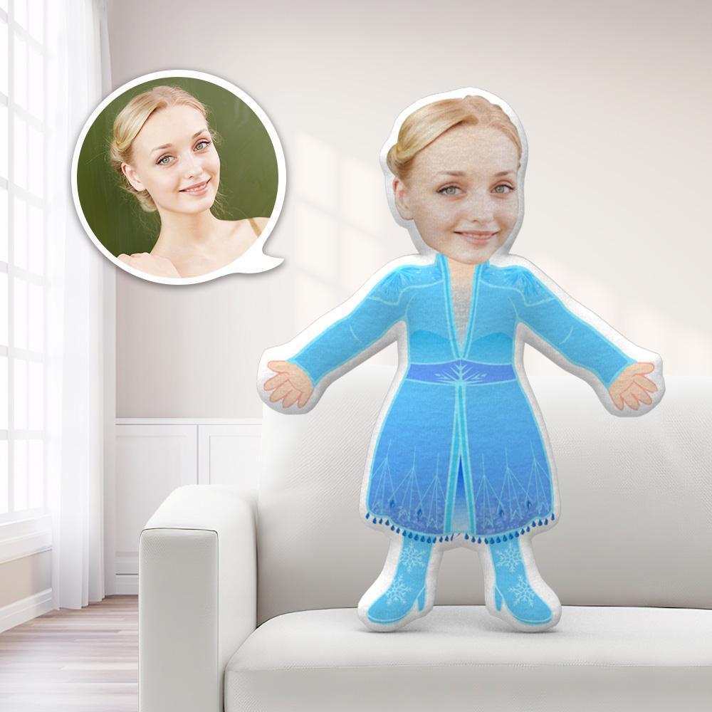 Gesicht Kissen Prinzessin Elsa Körper Kissen Personalisiertes Kissen Personalisierte Geschenk Minime Kissen Puppe Mit Gesicht