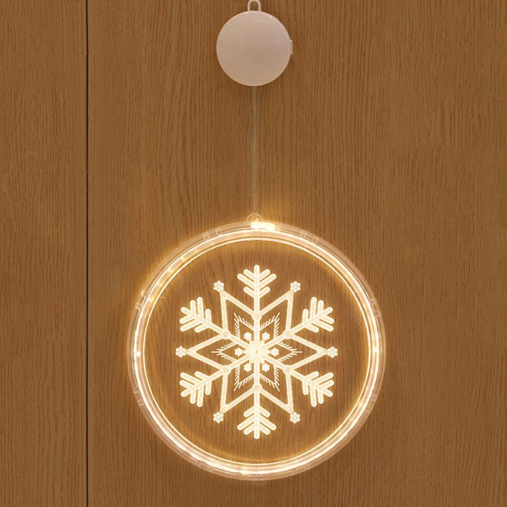 Weihnachten Dekorative Fenster Hängende Lichter Dekorationen Led Lichter Fenster Hängende Ornament - dephotoblanket