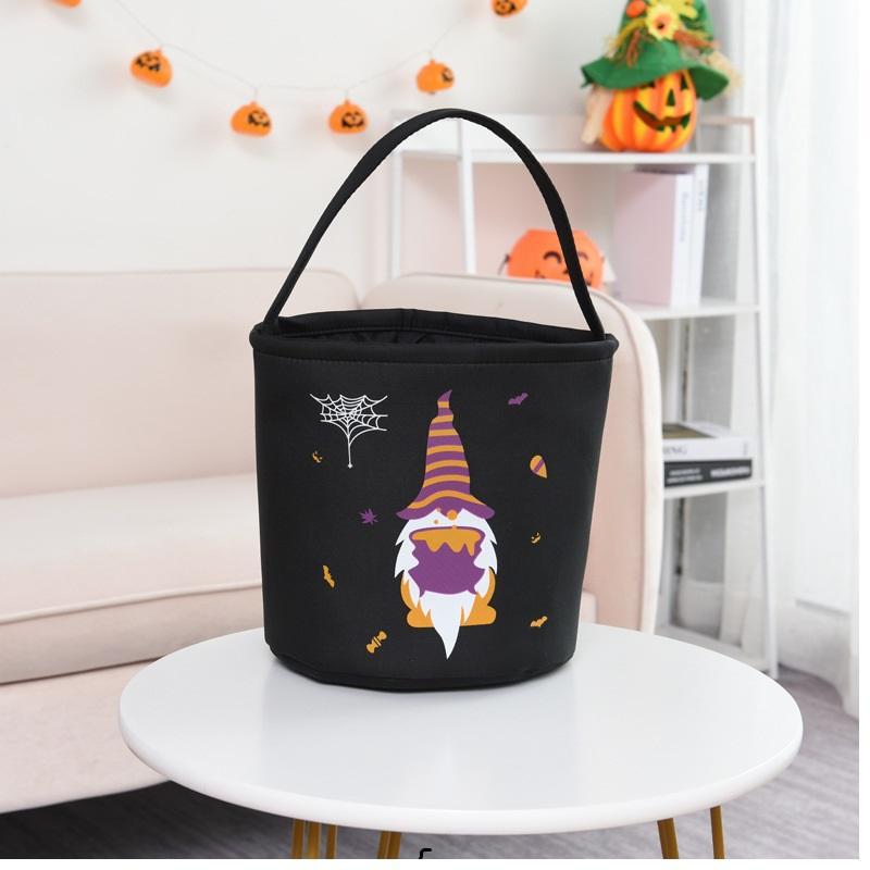 Trick Or Treat Eimer Halloween Korb Monogramm Trick Or Treat Halloween Tasche - dephotoblanket