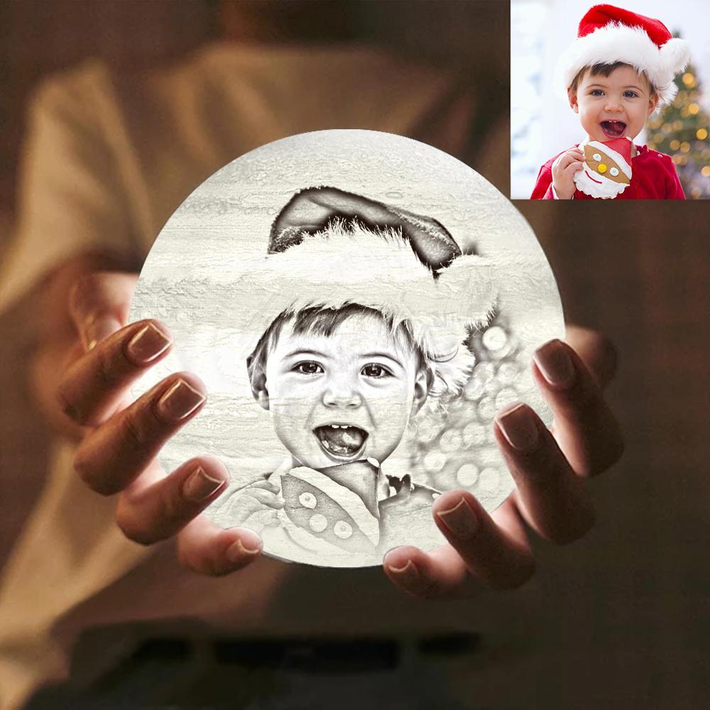 Benutzerdefinierte, Kreative 3d-gedruckte Jupiter-lampe, Personalisiertes Geschenk Für Babys – Zwei Farben Berühren (10–15 Cm) - dephotoblanket