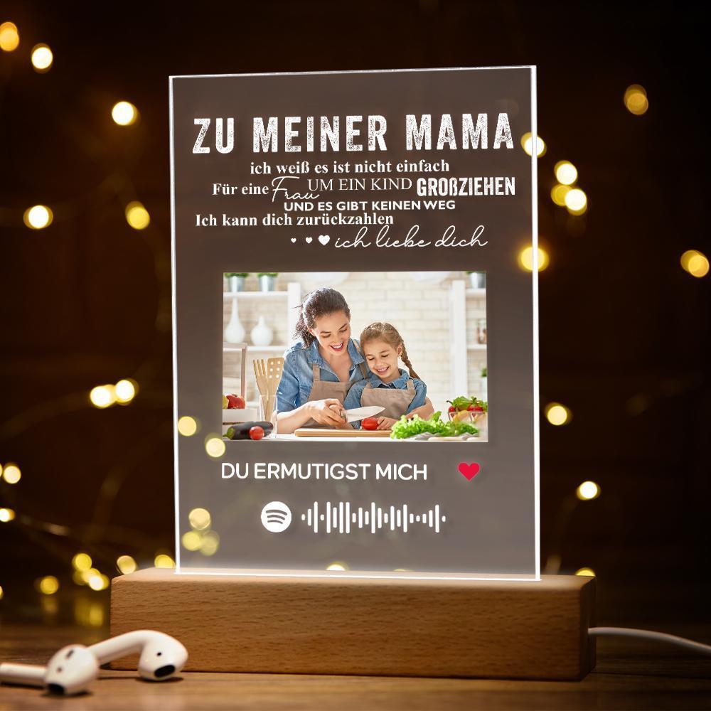 Personalisiertes Geschenk mit Ihrem Foto Benutzerdefinierte Acryl Plakette Nachtlicht Jahrestag Geschenk für Ehemann