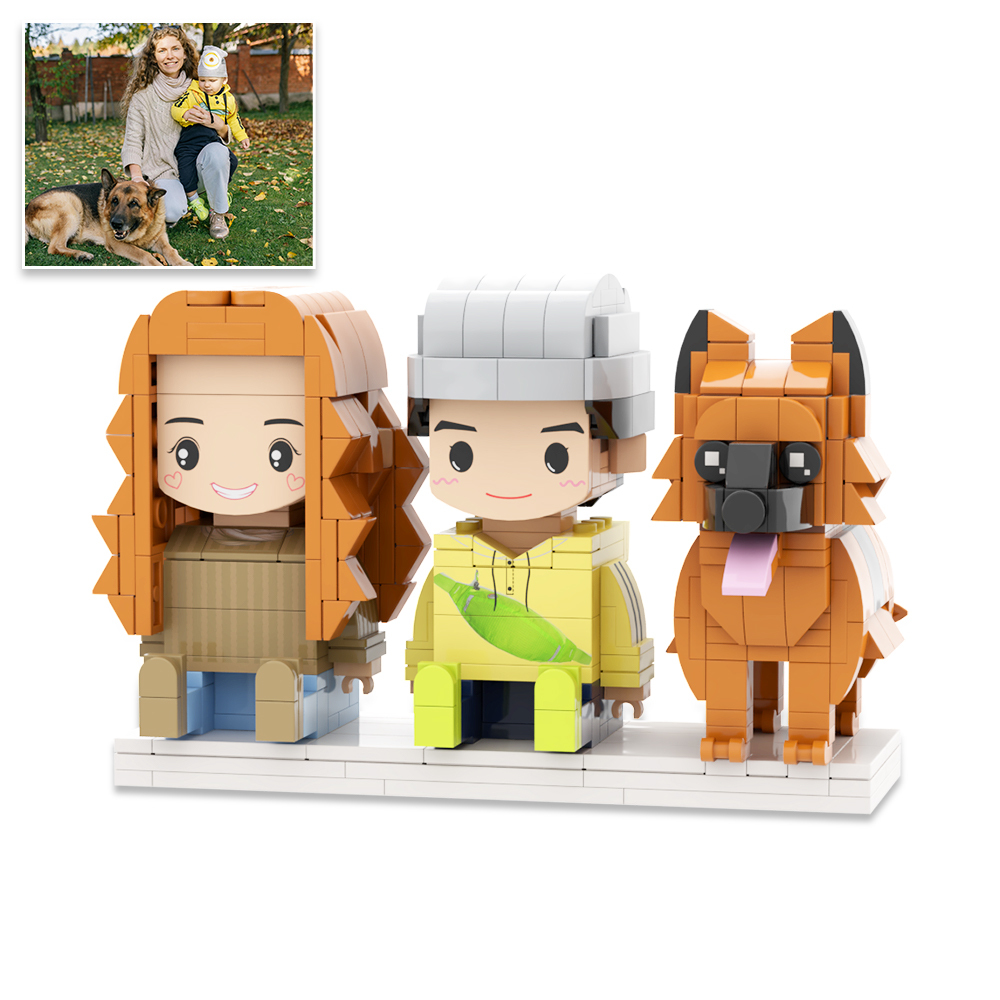 Individuell Gestaltbare Ganzkörper-bausteinfiguren, Personalisierte Sitzende Bausteinfiguren, Universelles Steckspielzeug Aus Kunststoff, Geschenkideen Zu Weihnachten Für Ihre Liebsten - dephotoblanket