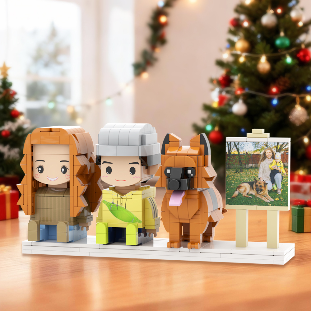 Individuell Gestaltbare Ganzkörper-bausteinfiguren, Personalisierte Sitzende Bausteinfiguren, Universelles Steckspielzeug Aus Kunststoff, Geschenkideen Zu Weihnachten Für Ihre Liebsten - dephotoblanket