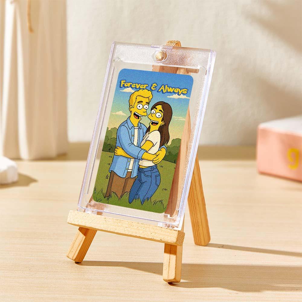 Personalisierte Poke-karte, Geschenk Für Freund, Jubiläumsgeschenk, Personalisiertes Poke-geschenk Für Paare - dephotoblanket