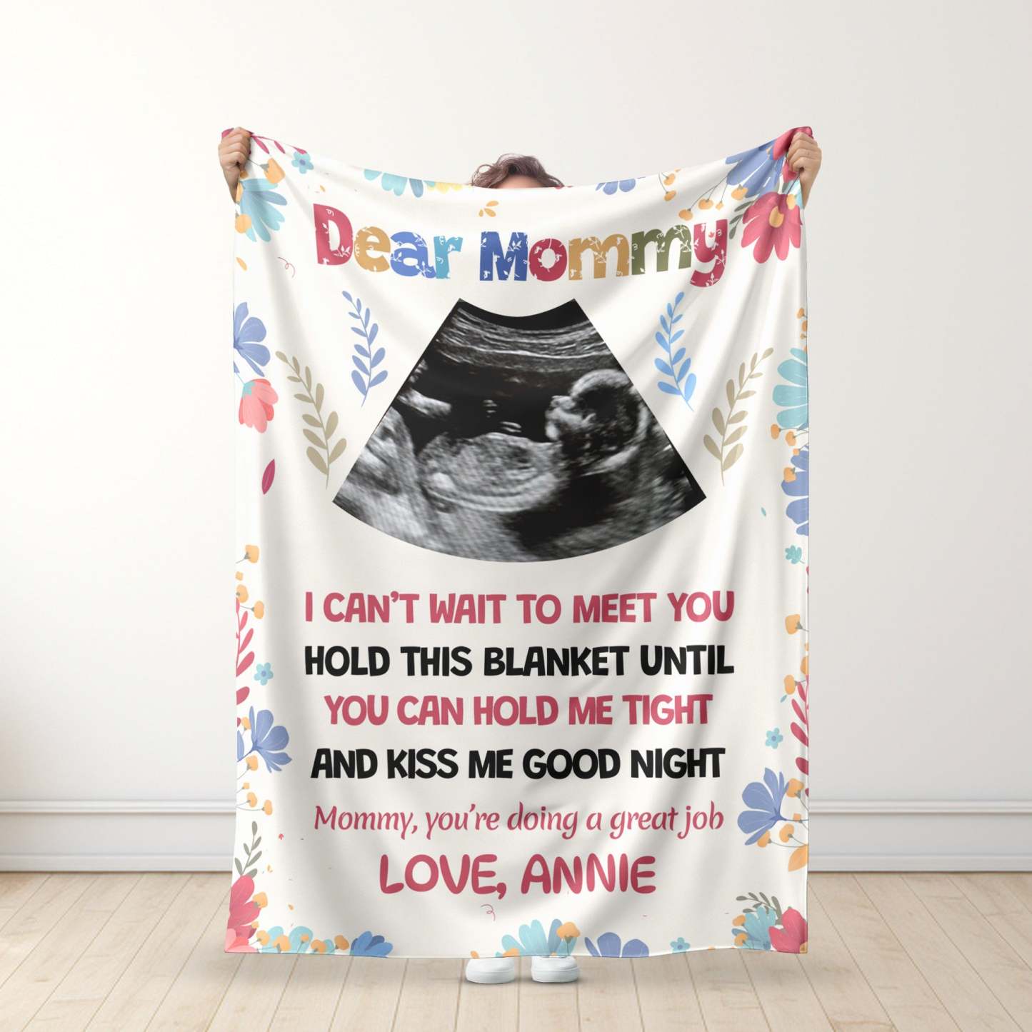 Liebe Mama - Personalisierte Fotodecke Für Mutter - Muttertag