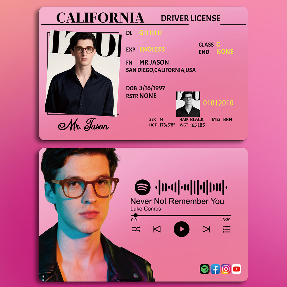 Benutzerdefinierte Nfc-musikkarte, Personalisierter Tap-to-play-schlüsselanhänger | 3,37'x2,13' Acrylständer | Hip-hop, R&b, Pop-künstler-geschenk Für Ihn
