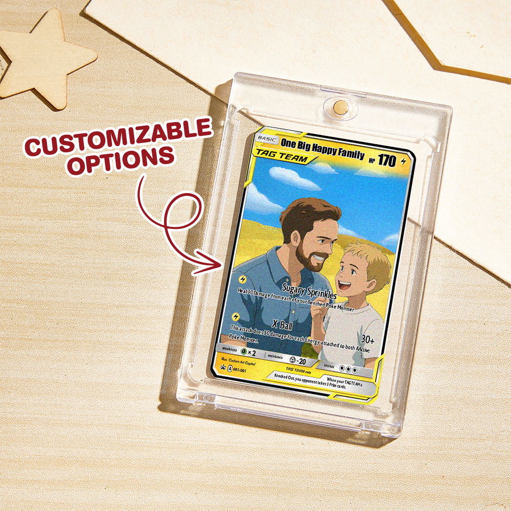 Personalisierte Pokemon Tag Team Karte Anime Paare Portrait Lgbtq Geschenk Süße Passende Kunst - dephotoblanket
