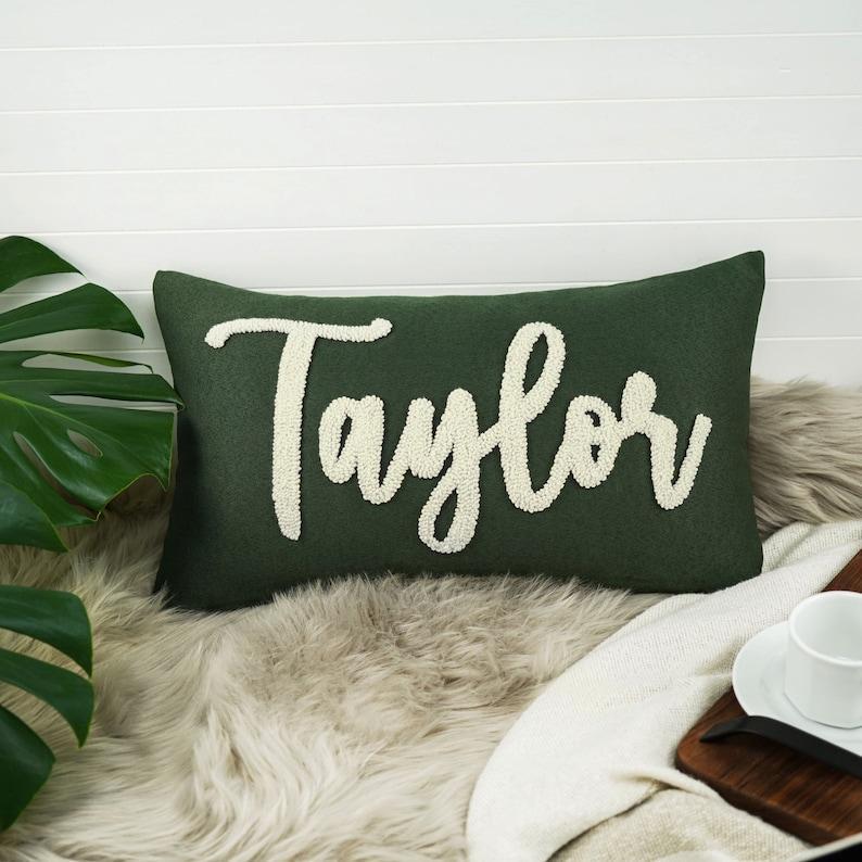 Bestickter Kissenbezug, Personalisiertes Geschenk, Wohndekor, Jubiläumsgeschenk, Geschenkidee Für Den Freund, Geburtstagsgeschenk Für Ihn, Individuelle Kissenhülle - dephotoblanket