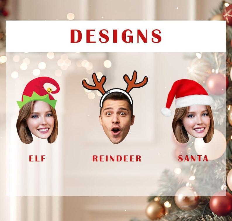 Benutzerdefiniertes Weihnachtsshirt Mit Gesicht, Benutzerdefiniertes Gesichtsshirt, Weihnachtsshirt Familie, Weihnachtsshirt, Individuelles Bild-hawaii-shirt Für Junggesellenabschied, Weihnachtsbaum-hawaii-shirt - dephotoblanket