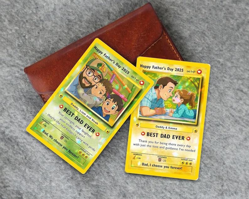 Benutzerdefinierte Paar Trading Card Personalisierte Foto Kunst Freund Geschenk Jahrestag Brieftasche Andenken - dephotoblanket