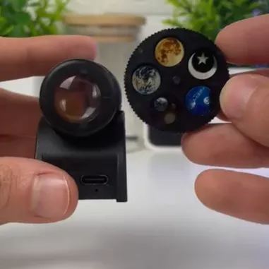 Individuell Gestaltbarer Sternen- Und Galaxienprojektor Als Nachtlicht Für Die Schlafzimmerdekoration – Ein Geschenk Für Kinder Und Erwachsene