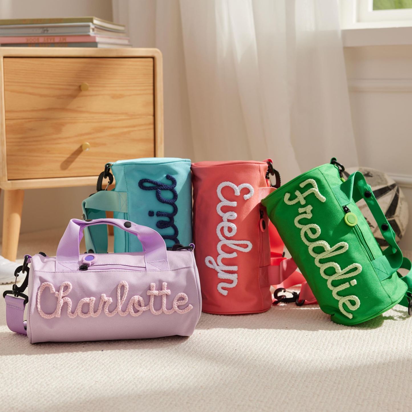 Personalized Kids Duffel Bag, Sports&Dance Bag, Custom Gym Bag, Daily Activity Bag,Hospital Bag,Vacation Travel Luggage, Back To School Gift
