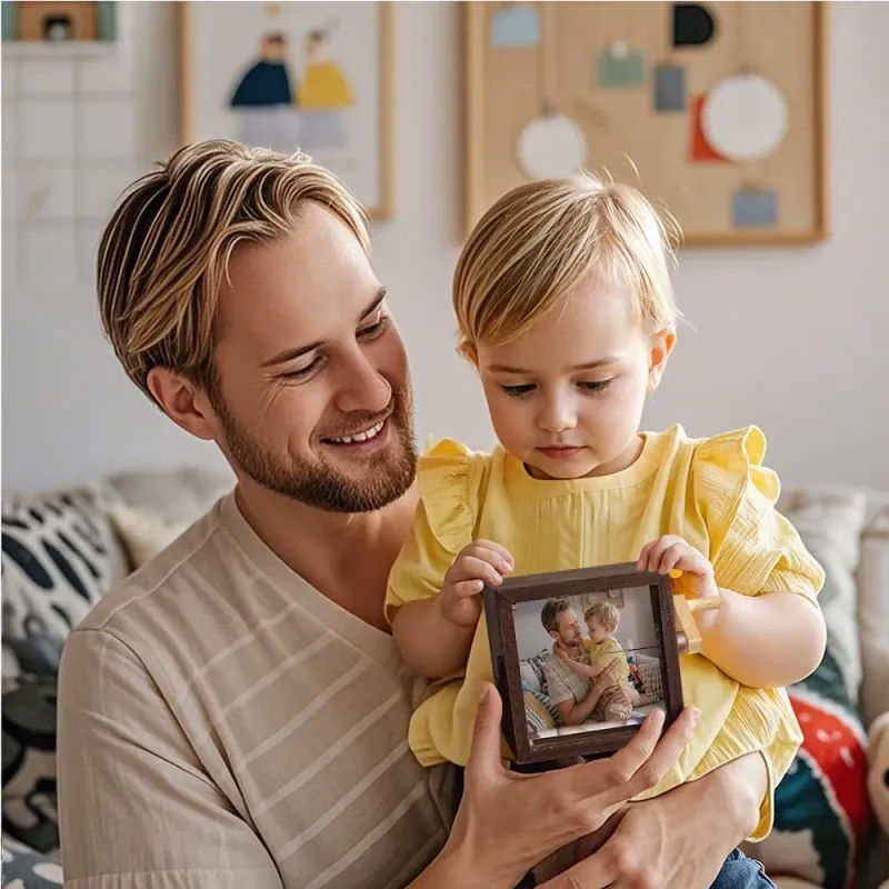 Erwecken Sie Fotos Zum Leben! Benutzerdefinierter Musik-daumenkino-rahmen Personalisierte Handgekurbelte Animationsmagie - dephotoblanket