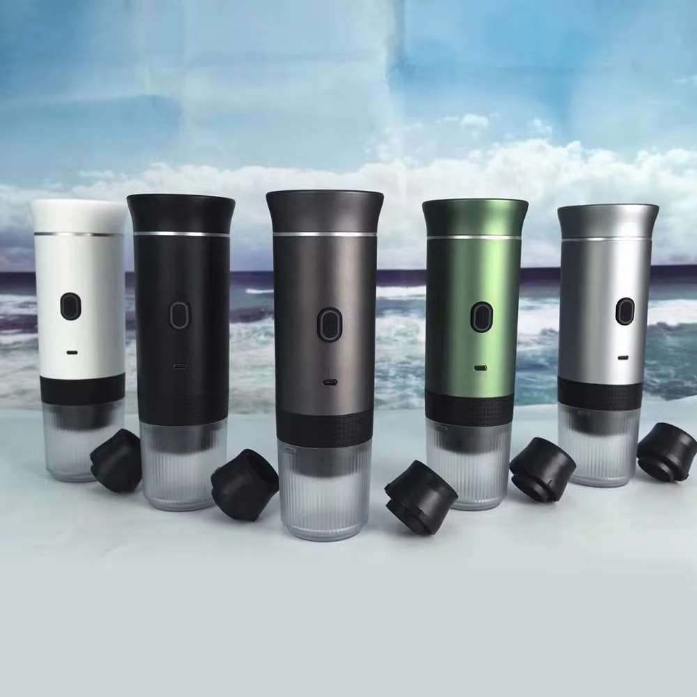 Tragbare Kaffeemaschine, Kompakte Reise-espressomaschine & Outdoor-kaffee-set