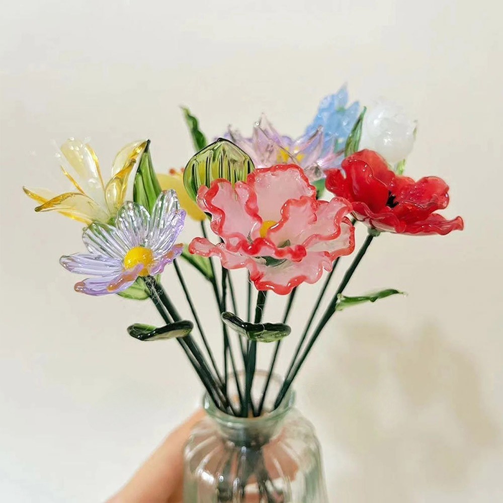Benutzerdefiniertes Glasblumengeschenk Zum Geburtsmonat Für Mama Und Oma Zum Muttertag