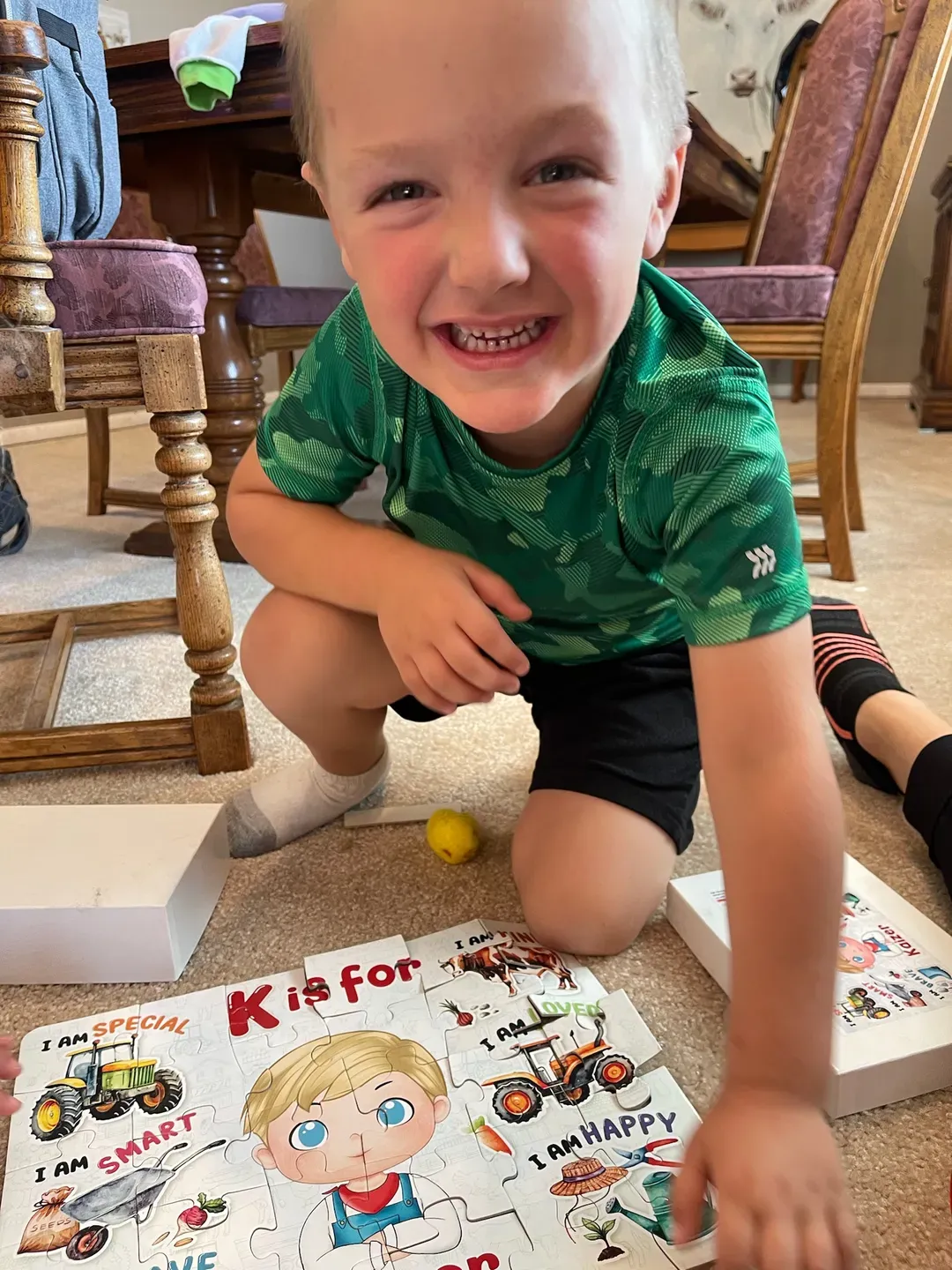 Puzzle Personalisiert - Alles Gute Zum Geburtstag | Geschenk Für Enkelkind – Geschenk Für Kinder – Trendy 2024 Neu 2024 – Personalisiertes Puzzle - dephotoblanket