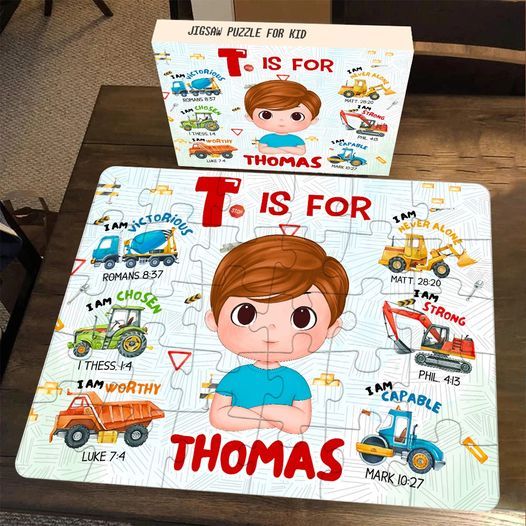 Puzzle Personalisiert - Alles Gute Zum Geburtstag | Geschenk Für Enkelkind – Geschenk Für Kinder – Trendy 2024 Neu 2024 – Personalisiertes Puzzle - dephotoblanket