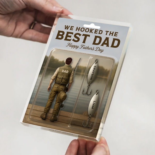Benutzerdefinierte Figur Personalisierte Acryl-block-plakette Wir Haben Den Besten Papa Gehakt Feiern Sie Den Vatertag Mit Einem Benutzerdefinierten Angelhaken Das Ultimative Angel-tributgeschenk Für Pops - dephotoblanket