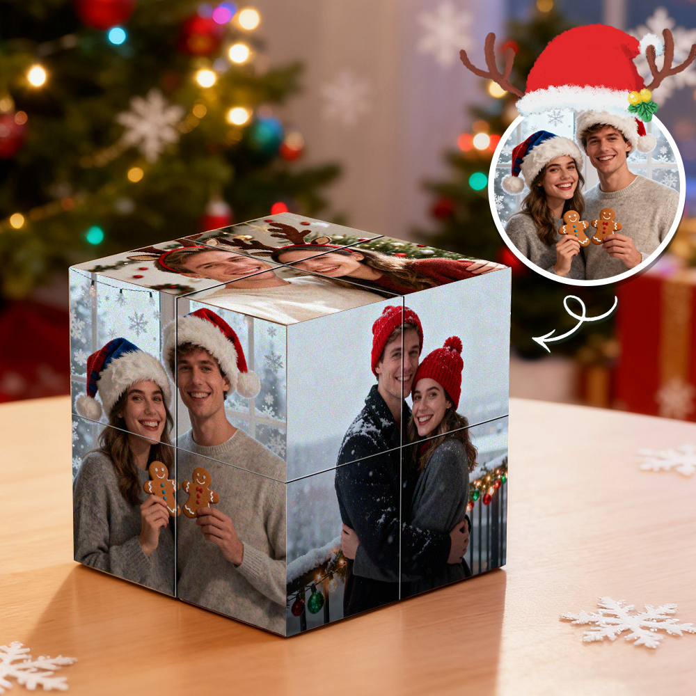 Photo Cube Photo Personnalisée Cube de Rubic Photo Pliable