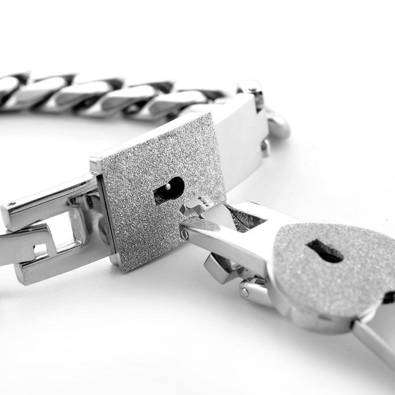 Bracelets De Couple À Clé Secrète Bracelets Exclusifs Love Lock Verrouillez Et Déverrouillez Votre Ensemble D'amour - MapLunelampeFr