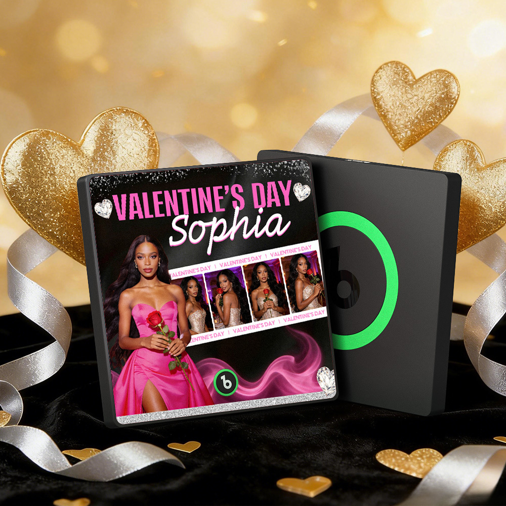 Aimants Musicaux Personnalisés Pour Réfrigérateur, Cadre Coloré, Album Musical, Peut Jouer Des Chansons, Cœur Et Ballon, Cadeau De Saint-valentin - MapLunelampeFr