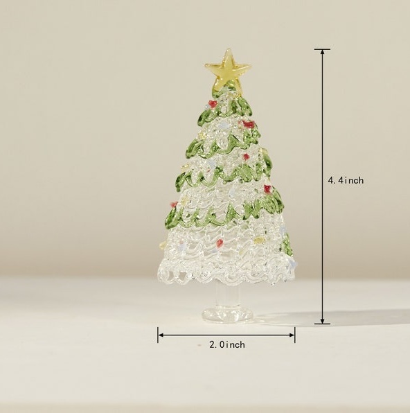 Figurine De Sapin De Noël En Vitrail Fait Main : Décoration De Noël À Collectionner, Art Enveloppé De Fil De Fer, Cadeaux De Noël - MapLunelampeFr