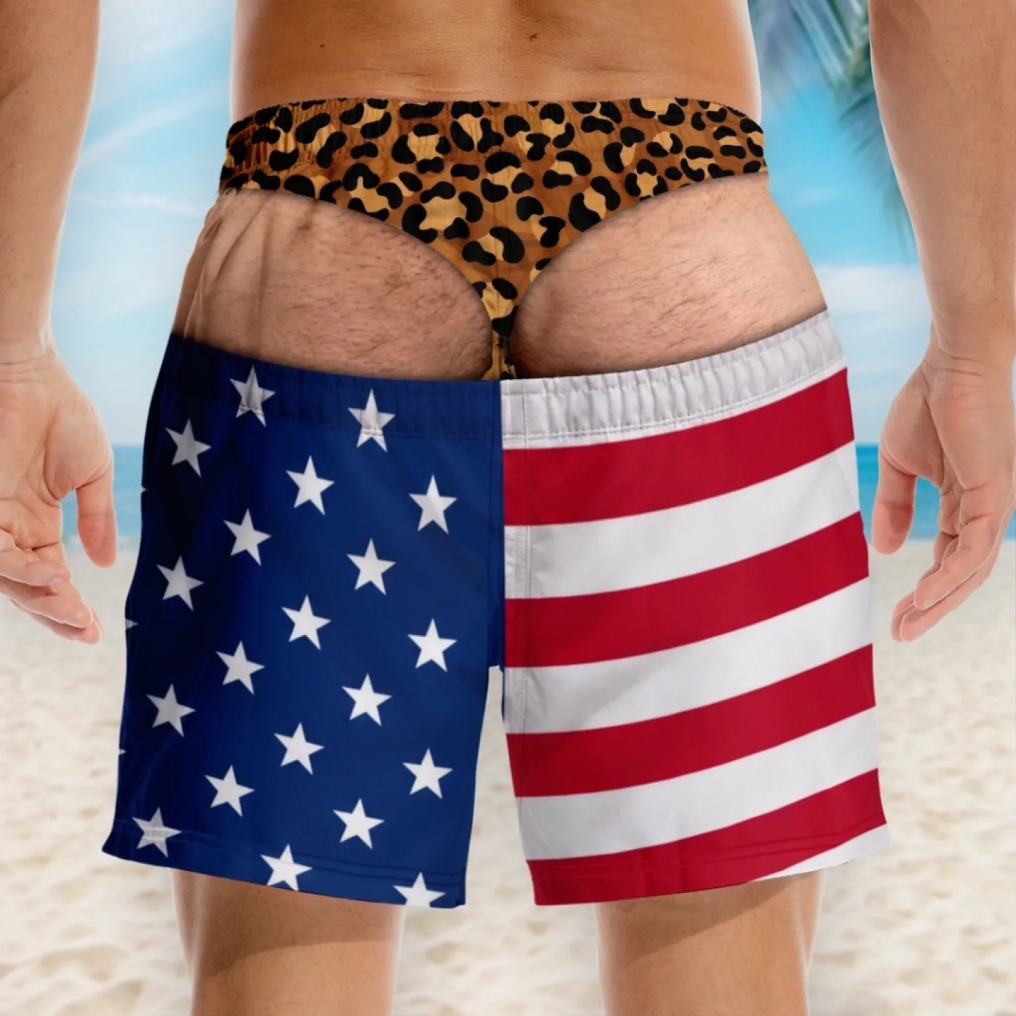 Maillot De Bain Personnalisé Pour Hommes, Nouveauté, Illusion D'optique, Short De Bain, Nouveauté Amusante, Short De Fête, Cadeau Pour Mari Et Petit Ami - MapLunelampeFr