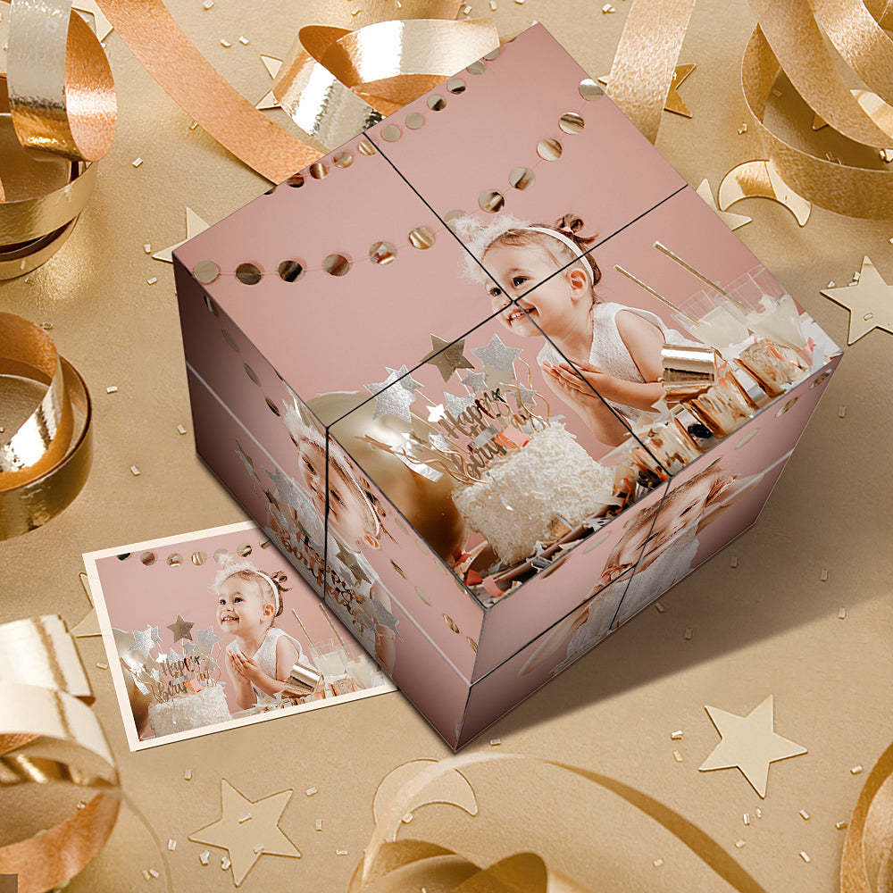 Photo Personnalisée Rubic's Cube Cube Photo Infinity Personnalisé Cube Photo Cadeaux d'anniversaire personnalisés