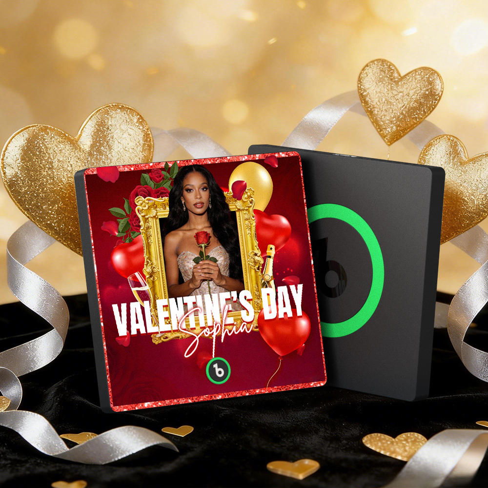 Aimants Musicaux Personnalisés Pour Réfrigérateur, Cadre Coloré, Album Musical, Peut Jouer Des Chansons, Cœur Et Ballon, Cadeau De Saint-valentin - MapLunelampeFr