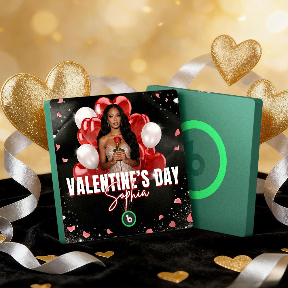 Aimants Musicaux Personnalisés Pour Réfrigérateur, Cadre Coloré, Album Musical, Peut Jouer Des Chansons, Cœur Et Ballon, Cadeau De Saint-valentin - MapLunelampeFr