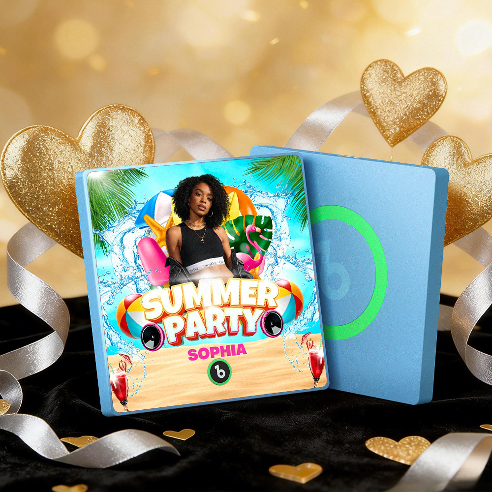 Aimants Musicaux Personnalisés Pour Réfrigérateur, Cadre Coloré, Album Musical, Peut Jouer Des Chansons, Cœur Et Ballon, Cadeau De Saint-valentin - MapLunelampeFr