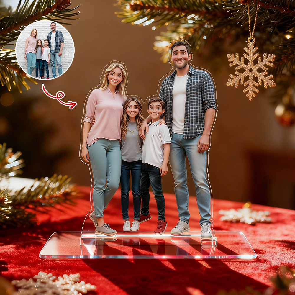 Support Acrylique Personnalisé De Style Dessin Animé Pixar, Cadeau De Noël