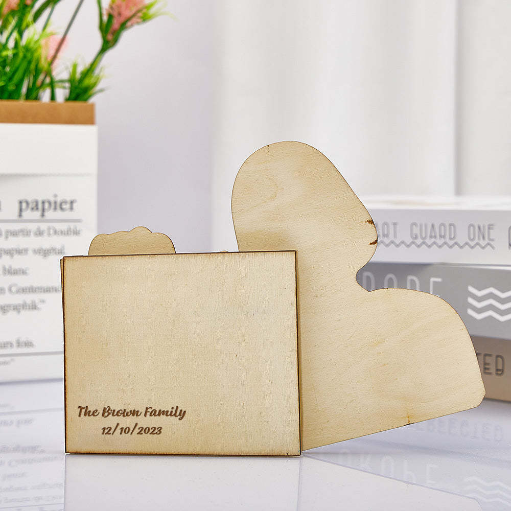 Cadre Photo En Bois Personnalisé, Regardez Cette Photographie, Cadeaux Amusants - maplunelampefr