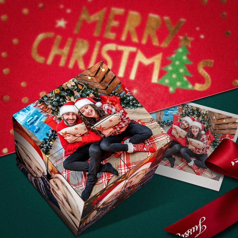 Cadeau De La Avec Photo Personnalisée Rubic's Cube Pour Elle