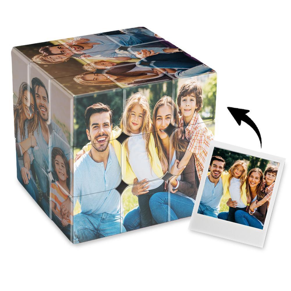 Rubik's Cube Photo Multiple Personnalisé - Pour Famille