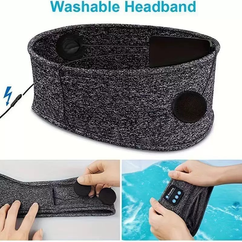 Bandeau Bluetooth Respirant Et Très Élastique - Cadeau Idéal Pour Les Sportifs - MapLunelampeFr