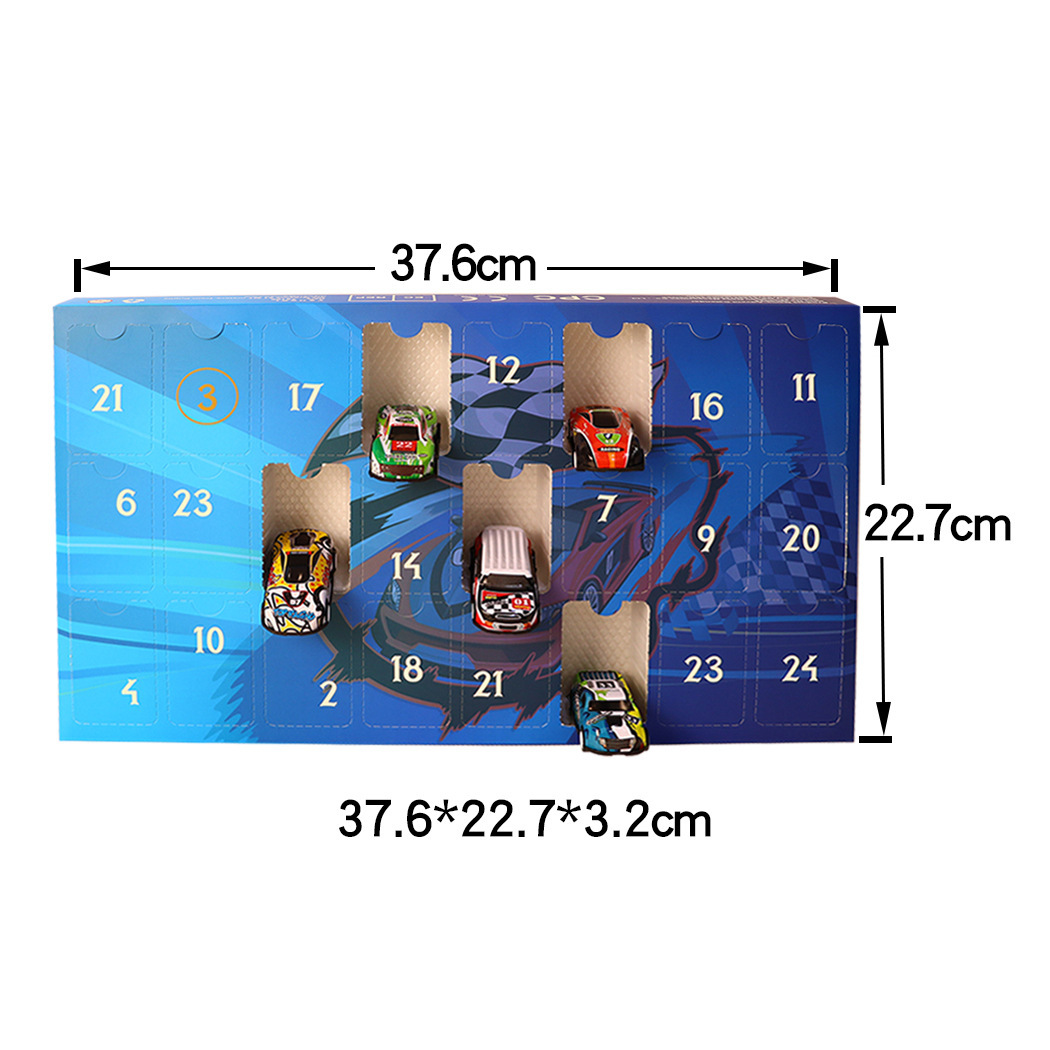 Calendrier De L'avent De Noël 24 Mini Voitures 2025, Jouet Cadeau Pour Enfants - MapLunelampeFr