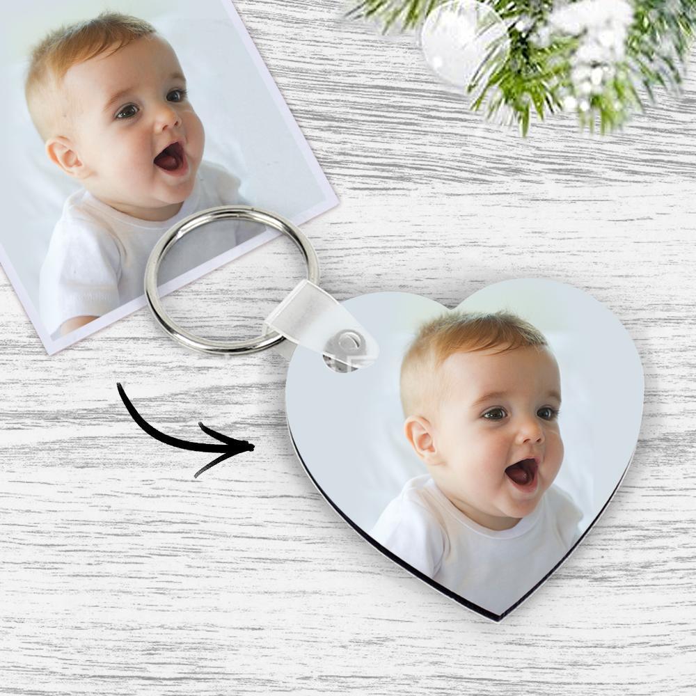 Cur de Cadeau Commémoratif de Porte-Clés en Forme de Coeur Personnalisé Multicolore