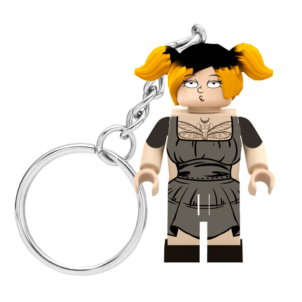 Cadeau Créatif Corps Entier Personnalisé Minifigs Porte-clés Personnalisé Photo Minifigs Porte-clés - maplunelampefr