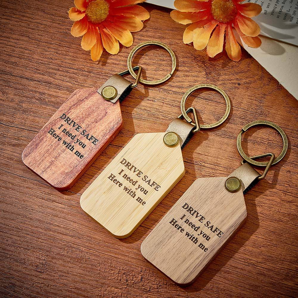 Porte-clés Photo Personnalisé Gravé Magnétique, Cadeaux De Saint-valentin Pour Lui - maplunelampefr