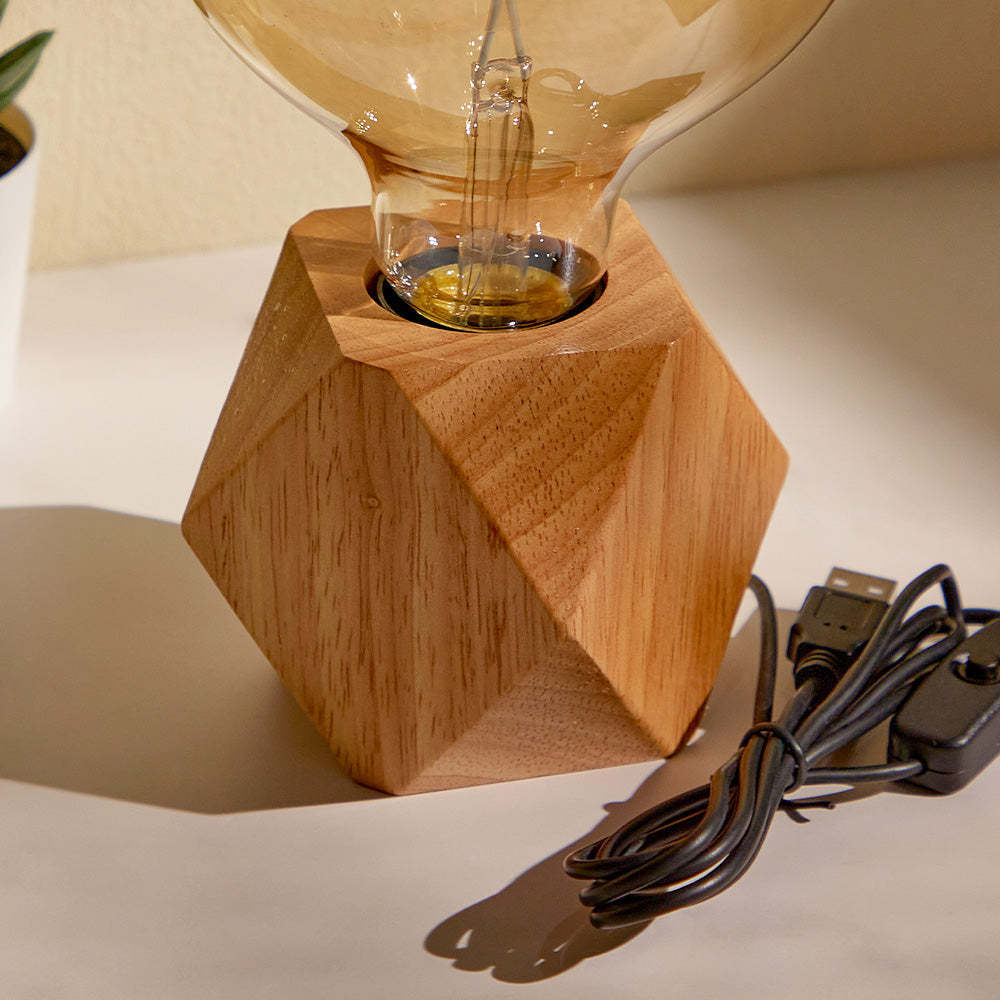 Support De Lampe Usb En Forme De Diamant - maplunelampefr