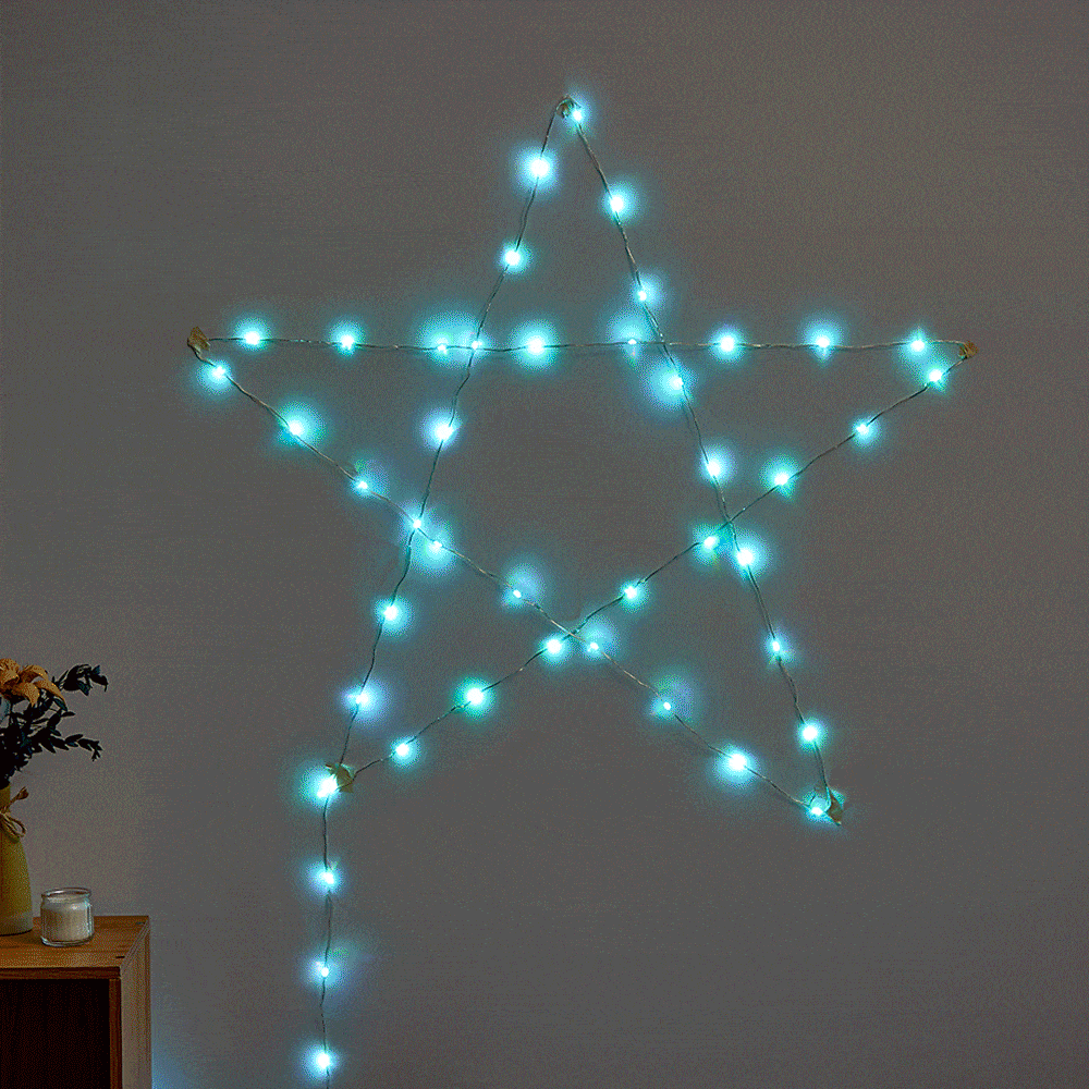 Lumières Rvb Contrôlées Par Application Bluetooth, Musique Scintillante, Guirlande Lumineuse Usb Multicolore Pour Noël - maplunelampefr