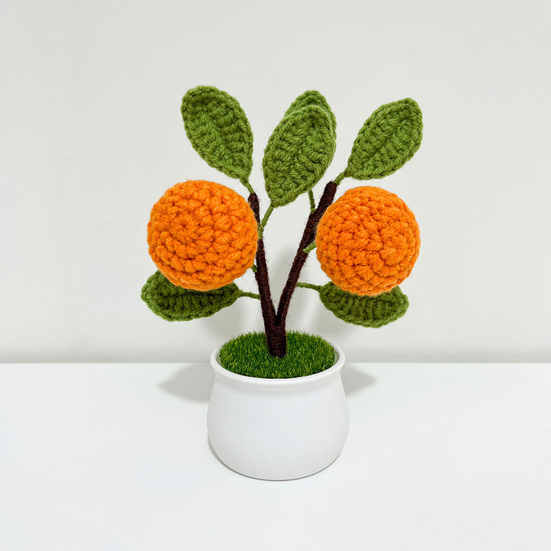 Mini Pot En Crochet En Forme De Marguerite, Un Joli Cadeau Fait Main Pour Elle - MapLunelampeFr