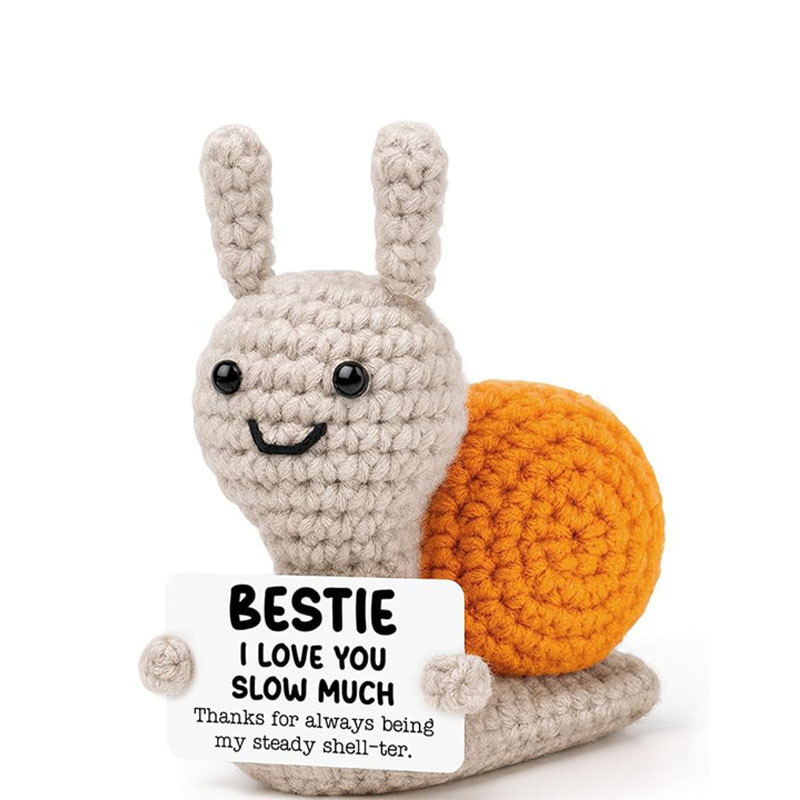 Pot Tournesol Crocheté À La Main - Décoration De Bureau « tout Va Bien » Pour Un Soutien Émotionnel - MapLunelampeFr