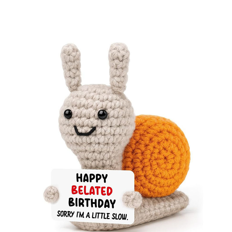 Pot Tournesol Crocheté À La Main - Décoration De Bureau « tout Va Bien » Pour Un Soutien Émotionnel - MapLunelampeFr