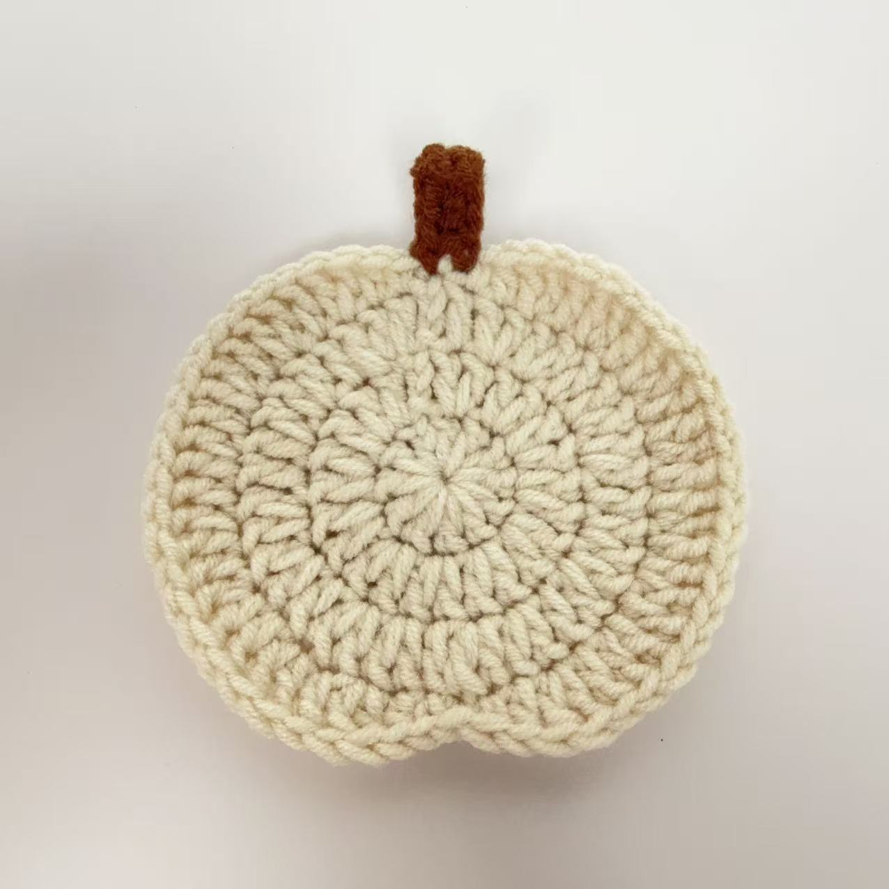 Ensemble De 8 Sous-verres Citrouilles Au Crochet – Décorations Automnales Réutilisables Se Transformant En 3D – Cadeau Idéal Pour Thanksgiving Et Halloween - MapLunelampeFr