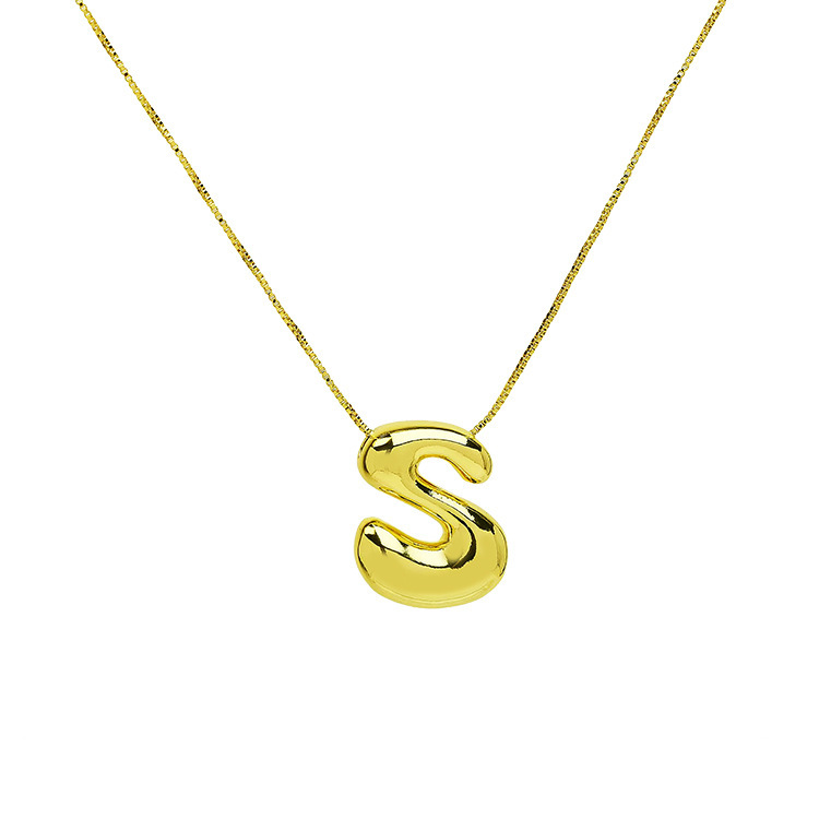 Collier Avec Initiale En Zircone Cubique Scintillante, Cadeau Pour La Saint-valentin (elle) - MapLunelampeFr