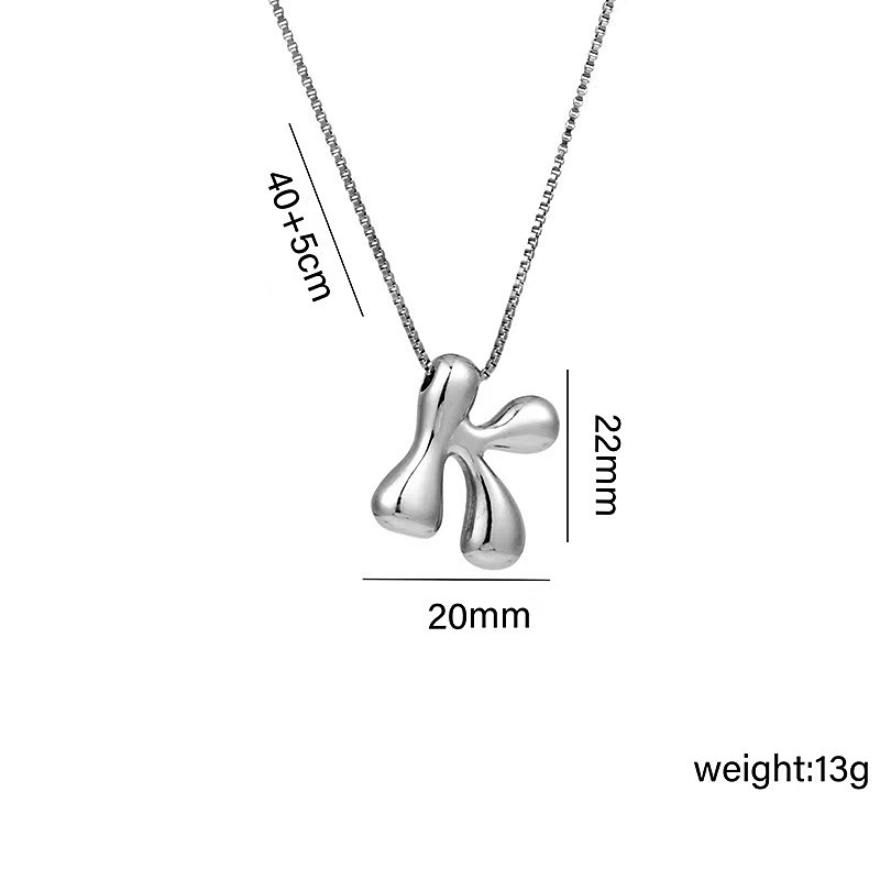 Collier Avec Initiale En Zircone Cubique Scintillante, Cadeau Pour La Saint-valentin (elle) - MapLunelampeFr