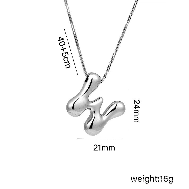 Collier Avec Initiale En Zircone Cubique Scintillante, Cadeau Pour La Saint-valentin (elle) - MapLunelampeFr