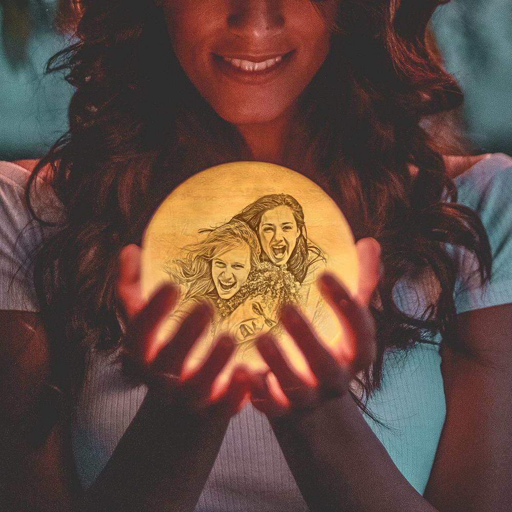 Lampe Jupiter Imprimée En 3d, Personnalisable, Adorable Ami, Trois Couleurs Au Choix (10-20 Cm) - MapLunelampeFr